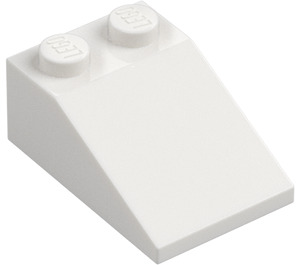 LEGO White Slope 2 x 3 (25°) with Rough Surface (3298)