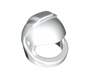 LEGO White Space Helmet with Black Neck Base (49663)