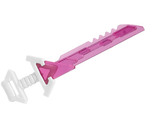 LEGO Sword with Transparent Dark Pink Blade (65272)