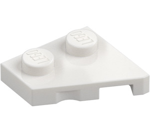 LEGO White Wedge Plate 2 x 2 Wing Left (24299)