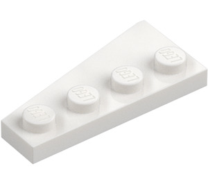 LEGO White Wedge Plate 2 x 4 Wing Right (41769)