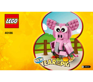 LEGO Year of the Pig Set 40186 Instructions