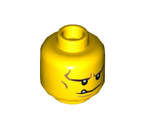 LEGO Axl (70317) Minifigure Head (Recessed Solid Stud) (3626 / 23796)