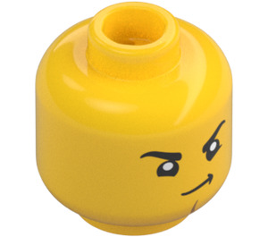 LEGO Cooper Minifigure Head (Recessed Solid Stud) (3274 / 102988)