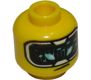 LEGO Yellow Digi Kai Head (Recessed Solid Stud) (3626)