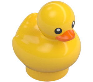 LEGO Duck with Orange Beak with Eyes (49661 / 58039)