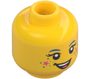 LEGO Izzie Minifigure Head (Recessed Solid Stud) (3274 / 102957)