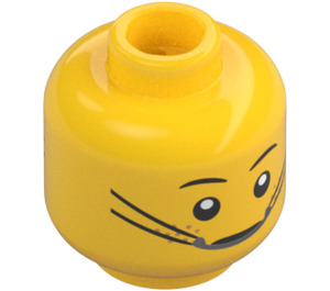 LEGO Jayden Minifigure Head (Recessed Solid Stud) (3274 / 102973)