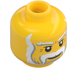 LEGO Lion King Minifigure Head (Recessed Solid Stud) (14430 / 79116)