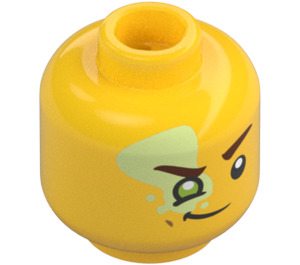 LEGO Mateo Minifigure Head (Recessed Solid Stud) (3274 / 102968)