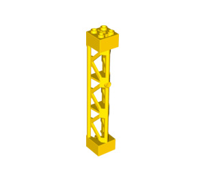 LEGO Support 2 x 2 x 10 Girder Triangular Vertical (Type 4 - 3 Posts, 3 Sections) (4687 / 95347)