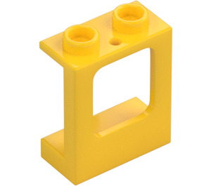 LEGO Yellow Window Frame 1 x 2 x 2 with 1 Hole in Bottom (60032)