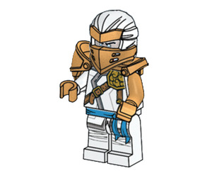 LEGO Zane - Hero with Wrap and Clip Minifigure