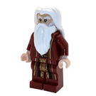 LEGO Albus Dumbledore with Dark Red Robe and White Hair Minifigure