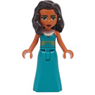 LEGO Amelia with Turquoise Dress Minifigure