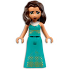 LEGO Amelia with Turquoise Dress with Gold Diamonds Minifigure