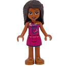 LEGO Andrea with Purple Bow Dress Minifigure