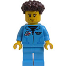 LEGO Astronaut in Blue Uniform - Male Minifigure