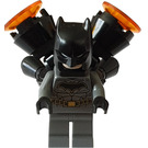LEGO Batman with Dark Stone Gray Suit and Gold Outline Belt with Rocket Pack Minifigure