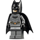 LEGO Batman with Dark Stone Gray Suit and Gold Outline Belt with Stretchy Cape Minifigure