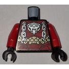 LEGO Bone King Torso with Red (973 / 76382)