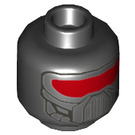 LEGO Dark Trooper Minifigure Head (Recessed Solid Stud) (3626 / 79833)