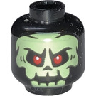 LEGO Head with Skull Face (Recessed Solid Stud) (3626 / 101613)