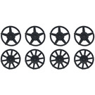 LEGO Hub Caps (5 and 10 Spokes) (18978)