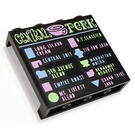 LEGO Panel 1 x 4 x 3 with Central Perk Menu with Side Supports, Hollow Studs (35323 / 66089)