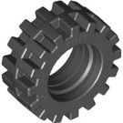 LEGO Tire Ø15 X 6mm with Offset Tread with Band Around Center of Tread (87414)