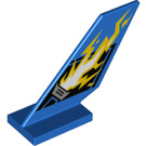 LEGO Shuttle Tail 2 x 6 x 4 with Flames (6239)