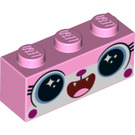 LEGO Brick 1 x 3 with Cat Face 'Disco Kitty' (3622 / 65678)