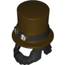 LEGO Top Hat with Goggles and Black Hair and Beard (50044)