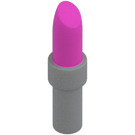 LEGO Lipstick with Medium Stone Gray Handle (25866 / 93094)