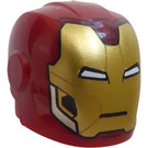 LEGO Helmet with Smooth Front with Iron Man Mask (28631 / 66602)