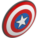 LEGO Shield - Curved with Captain America Shield (50695 / 75902)