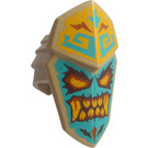 LEGO Islander Mask with Dark Turquoise Face (69565 / 73866)