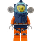 LEGO Deep Sea Diver with Helmet with Air Tanks - Female Minifigure