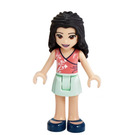 LEGO Emma with Flower Top and Aqua Skirt Minifigure