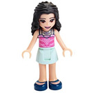 LEGO Emma with Pink Swirl Top and Light Aqua Skirt Minifigure