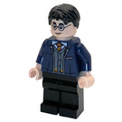 LEGO Harry Potter with Dark Blue Jacket and Black Legs with Gryffindor Cardigan Minifigure