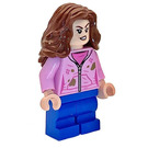 LEGO Hermione Granger with Bright Pink Jacket with Stains (Angry / Scared) Minifigure