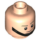 LEGO Male Head with Chin Strap (Recessed Solid Stud) (3626 / 91857)