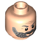 LEGO Obadiah Stane Minifigure Head (Recessed Solid Stud) (3626 / 78985)