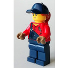 LEGO Mechanic with Dark Blue Overalls Minifigure