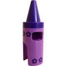 LEGO Crayon Costume with Dark Purple Top and Flowers (49386)