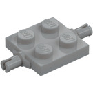 LEGO Plate 2 x 2 with Two Wheel Holders (4600 / 67687)