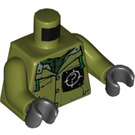 LEGO The Riddler Minifig Torso (973 / 76382)