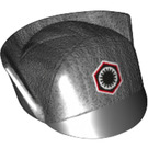 LEGO Cap with Black, White, and Red Insignia with Black Bill (34981)