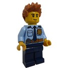 LEGO Police Officer with Spiked Hair Minifigure
